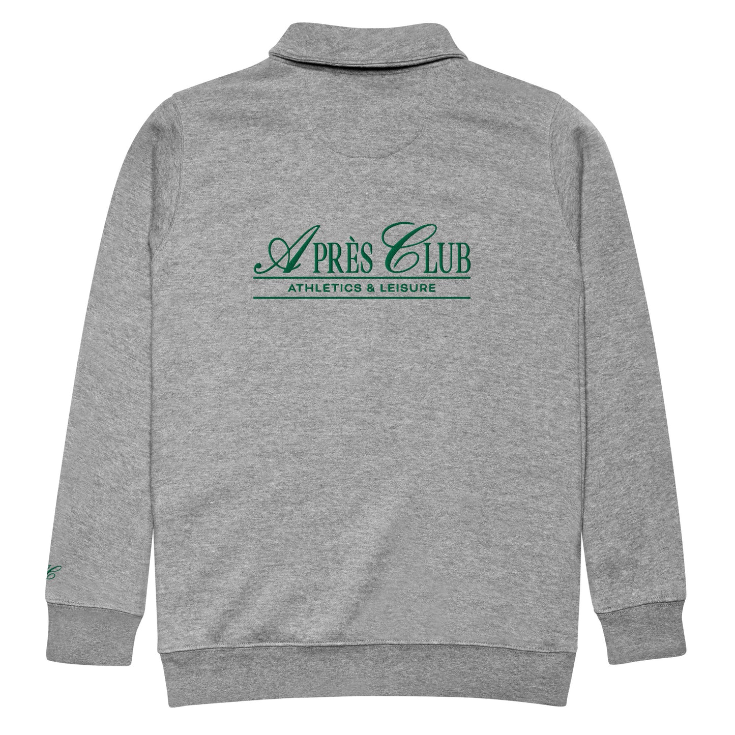 Après Club Pull Over - Grey/Green