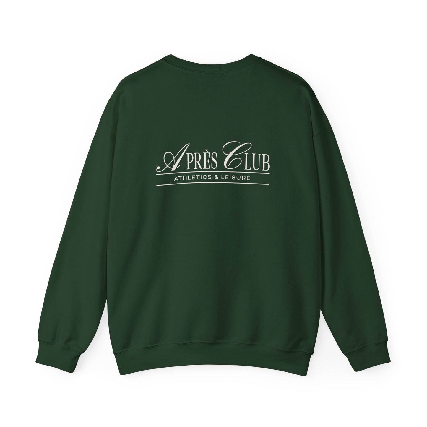 Après Club Crest Sweatshirt in Forest Green