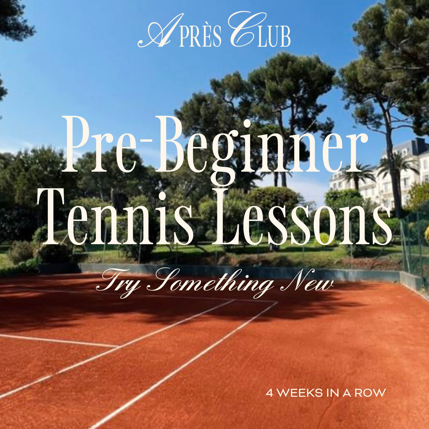 July Tennis Lessons Pre-Beginner