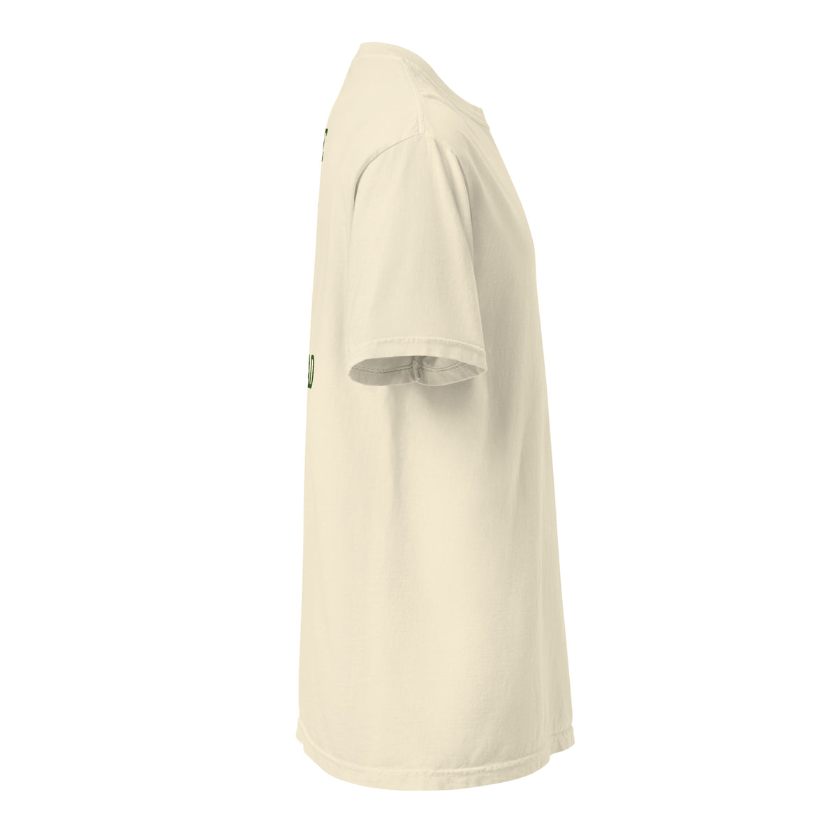Ivory See You In Gstaad heavyweight t-shirt, right side view