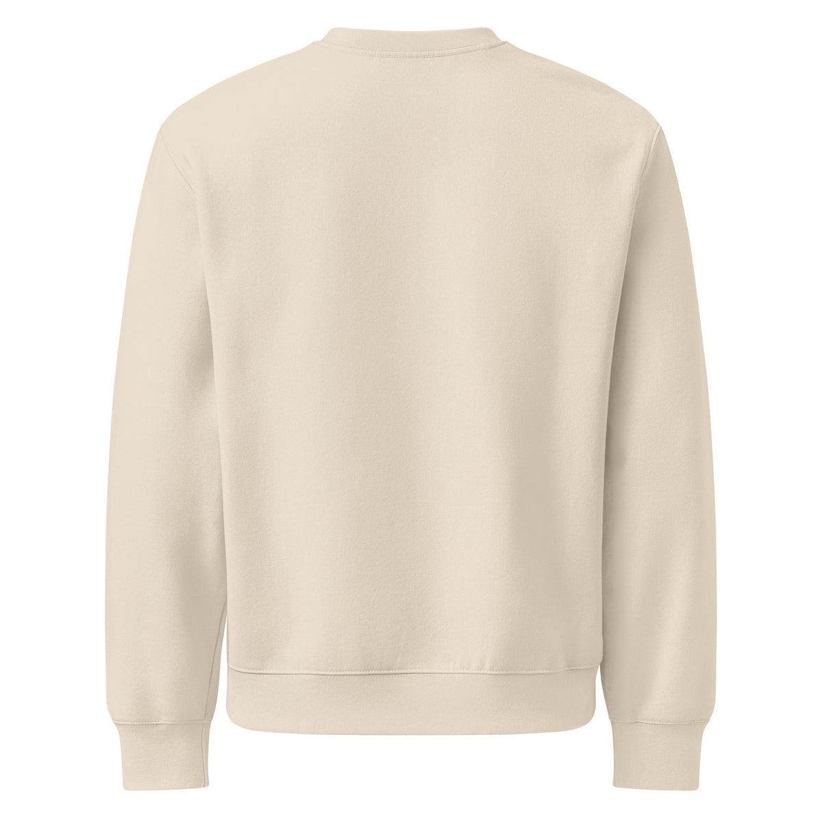 Clubhouse Crewneck sweatshirt in Dust with green Après Club badge on the left chest, alternate view 2
